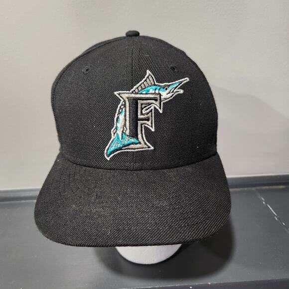 VTG Florida Marlins New Era 59Fifty Mens 7 World Series 2003 Cooperstown Hat Cap - Picture 3 of 16